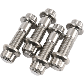 Thrashin Supply Co. P-54 footpeg hardware kit with bolts, nuts, assembly lube, and Loctite for Harley-Davidson Dyna