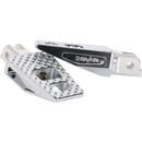 Thrashin Supply Co. P-54 footpegs for Harley-Davidson Softail 2018–2025 tapered platform chrome and black