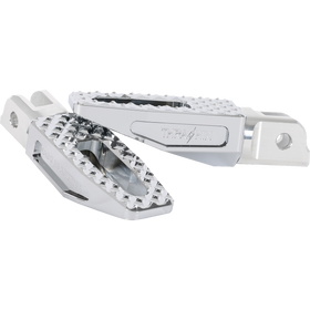 Thrashin Supply Co. P-54 Slim Footpegs aircraft-grade 6061 aluminum chrome finish for 2018-2025 Harley-Davidson Softail