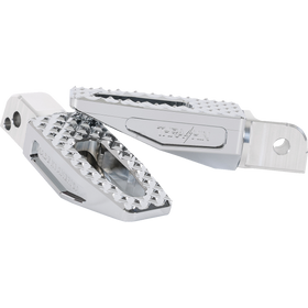 Thrashin Supply Co. P-54 Slim Footpegs aircraft-grade 6061 aluminum chrome finish for 2018-2025 Harley-Davidson Softail