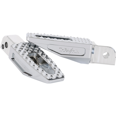 Thrashin Supply Co. P-54 Slim Footpegs aircraft-grade 6061 aluminum chrome finish for 2018-2025 Harley-Davidson Softail