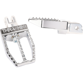 Thrashin Supply Co. Militant foot pegs for Harley-Davidson Softail 2018–2025 in chrome and black