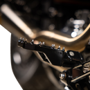 Thrashin Supply Co. Aggressor billet aluminum foot pegs with stainless steel cleats for Harley-Davidson Touring, Softail, Dyna, and Sportster