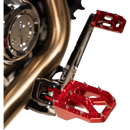 Thrashin Supply Co. Aggressor billet aluminum foot pegs with stainless steel cleats for Harley-Davidson Touring, Softail, Dyna, and Sportster
