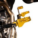 Thrashin Supply Co. Aggressor billet aluminum foot pegs with stainless steel cleats for Harley-Davidson Touring, Softail, Dyna, and Sportster