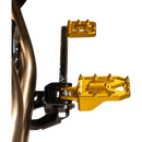 Thrashin Supply Co. Aggressor billet aluminum foot pegs with stainless steel cleats for Harley-Davidson Touring, Softail, Dyna, and Sportster