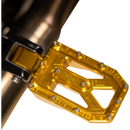 Thrashin Supply Co. Aggressor billet aluminum foot pegs with stainless steel cleats for Harley-Davidson Touring, Softail, Dyna, and Sportster