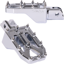 Thrashin Supply Co. Aggressor billet aluminum foot pegs with stainless steel cleats for Harley-Davidson Touring, Softail, Dyna, and Sportster