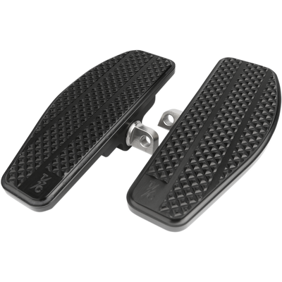 Thrashin Supply Co. billet 6061 aluminum mini floorboards with stainless steel clevis for Harley-Davidson Softail Dyna Sportster Touring FXR V-Rod