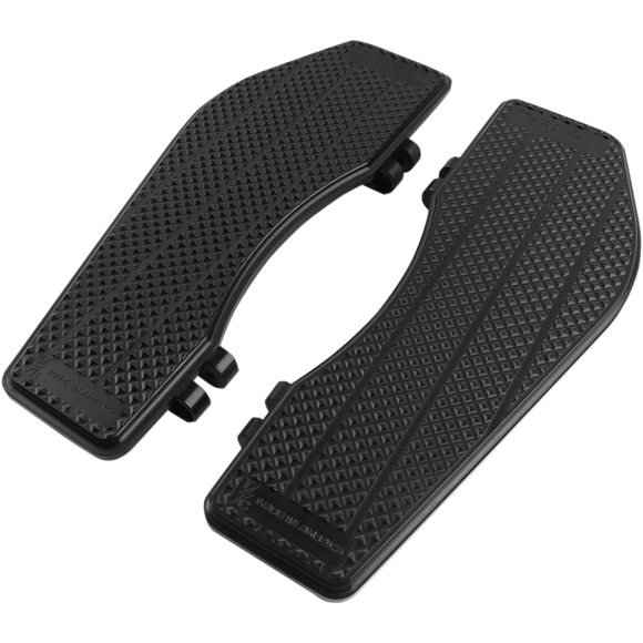 Thrashin Supply Co. black billet aluminum driver floorboards TSC-2200-1 for Harley-Davidson Road Glide Street Glide Road King Touring models