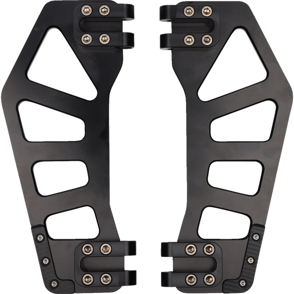 Thrashin Supply Apex Black Floorboards for Harley-Davidson Street Glide Road Glide Road King Touring Softail