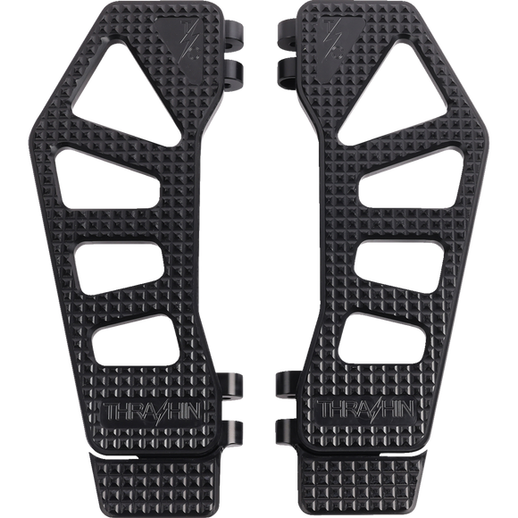 Thrashin Supply Co. Apex black floorboard tail extension with 1/2 inch lift kit for Harley-Davidson