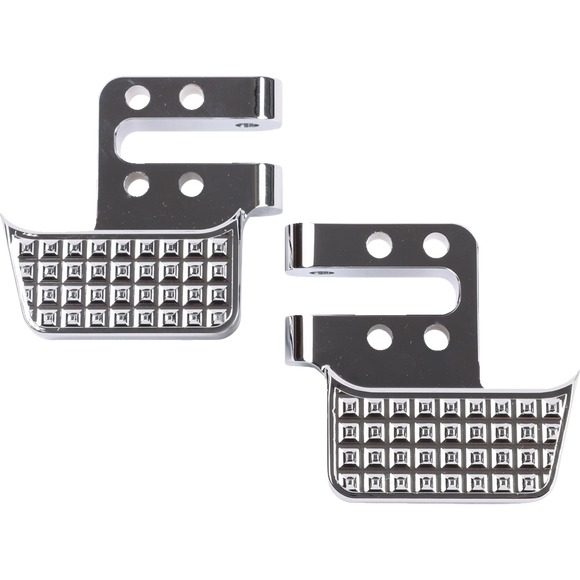 Thrashin Supply Co. Apex chrome floorboard tail extension with 1/2 inch lift kit for Harley-Davidson