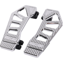 Thrashin Supply Co. Apex chrome floorboard tail extension with 1/2 inch lift kit for Harley-Davidson