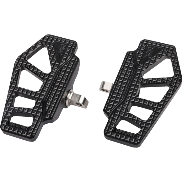 Thrashin Supply Co. Apex Mini Floorboards billet 6061 aluminum for Harley-Davidson Sportster Dyna Touring Softail