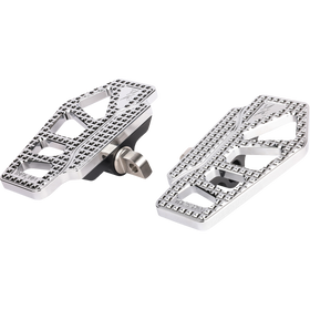 Thrashin Supply Co. Apex Mini Floorboards billet 6061 aluminum for Harley-Davidson Sportster Dyna Touring Softail