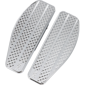 Thrashin Supply Co. chrome mini passenger floorboards for Harley-Davidson Touring Street Glide Road Glide Road King