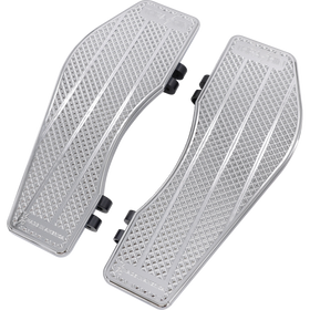Thrashin Supply Co. chrome billet driver floorboards for Harley-Davidson Touring Street Glide Road Glide Road King