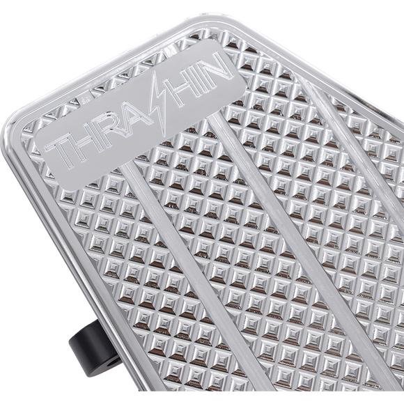 Thrashin Supply Co. chrome billet driver floorboards for Harley-Davidson Touring Street Glide Road Glide Road King