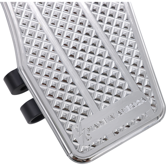 Thrashin Supply Co. chrome billet driver floorboards for Harley-Davidson Touring Street Glide Road Glide Road King