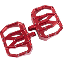 Thrashin Supply Co. Mini Aggressor Floorboards with stainless steel cone cleats on billet 6061 aluminum for Harley-Davidson Softail Dyna Touring and Sportster models