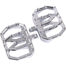 Thrashin Supply Co. Mini Aggressor Floorboards with stainless steel cone cleats on billet 6061 aluminum for Harley-Davidson Softail Dyna Touring and Sportster models
