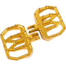 Thrashin Supply Co. Mini Aggressor Floorboards with stainless steel cone cleats on billet 6061 aluminum for Harley-Davidson Softail Dyna Touring and Sportster models