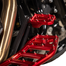 Thrashin Supply Co. Aggressor Max Grip billet aluminum floorboards with stainless steel cleats for Harley-Davidson Street Glide, Road Glide, and Softail