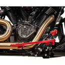 Thrashin Supply Co. Aggressor Max Grip billet aluminum floorboards with stainless steel cleats for Harley-Davidson Street Glide, Road Glide, and Softail