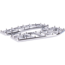 Thrashin Supply Co. Aggressor Max Grip billet aluminum floorboards with stainless steel cleats for Harley-Davidson Street Glide, Road Glide, and Softail