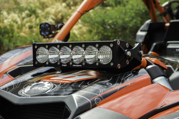BAJA DESIGNS | CAN-AM ONX6+ LED 10 INCH SHOCK MOUNT LIGHT BAR KIT - CAN-AM 2017-24 MAVERICK X3