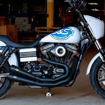 S&S Cycle Stealth Air Cleaner Kit With Carbon Fiber Teardrop for 2001-'17 Twin Cam Models - 0