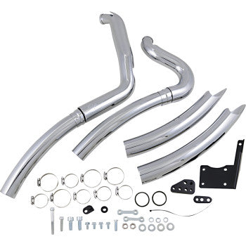VANCE & HINES - BIG RADIUS 2:2 EXHAUST SYSTEM - CHROME - '09-16 TOURING - 0