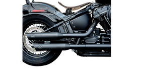 S&S Cycle Slash Cut Race Slip-On Mufflers for M8 Softail