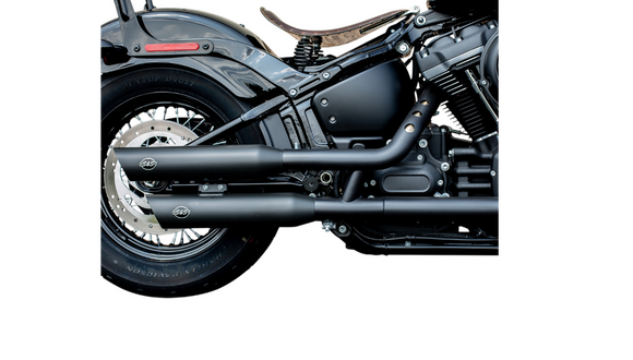 S&S Cycle Slash Cut Race Slip-On Mufflers for M8 Softail