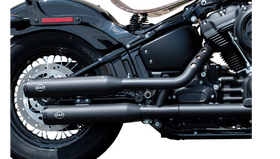 S&S Cycle Grand National Race Slip-On Mufflers for M8 Softail