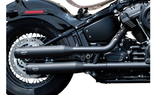 S&S Cycle Grand National Race Slip-On Mufflers for M8 Softail