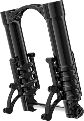 ARLEN NESS Fork Legs - 49 mm - Black Anodized - For Custom Radial Mount Brake Caliper 120-003