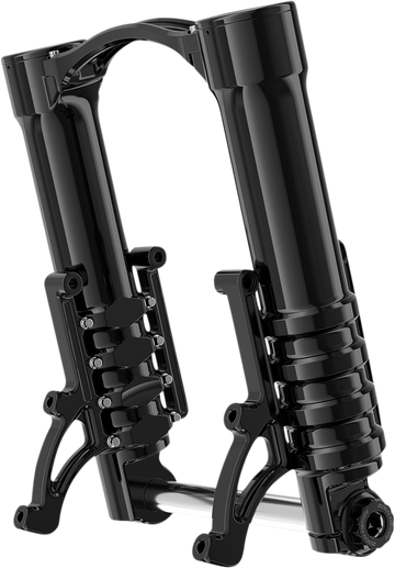 ARLEN NESS Fork Legs - 49 mm - Black Anodized - For Custom Radial Mount Brake Caliper 120-003