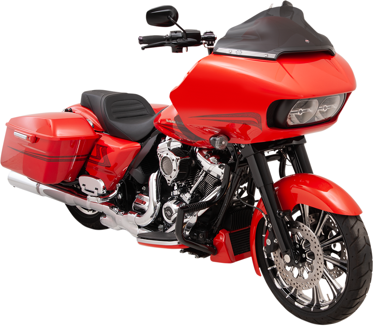 KLOCK WERKS Sport Flare* Windshield - 9" - Dark Smoke - FLTR KWW-01-0326
