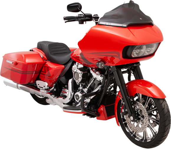 KLOCK WERKS Sport Flare* Windshield - 9" - Dark Smoke - FLTR KWW-01-0326