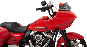 KLOCK WERKS Sport Flare* Windshield - 6" - Black - FLTR KWW-01-0403