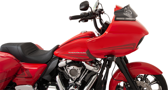 KLOCK WERKS Sport Flare* Windshield - 6" - Black - FLTR KWW-01-0403