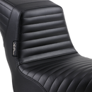 LE PERA Kickflip Seat - Pleated - Black - Softail '18-'23 LYF-590PT