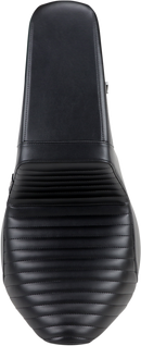 LE PERA Kickflip Seat - Pleated - Black - Softail '18-'23 LYF-590PT