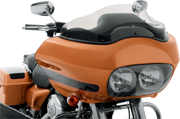 KLOCK WERKS Flare* Windshield - 8" - Tinted - '98-'13 FLTR KWW-01-0194