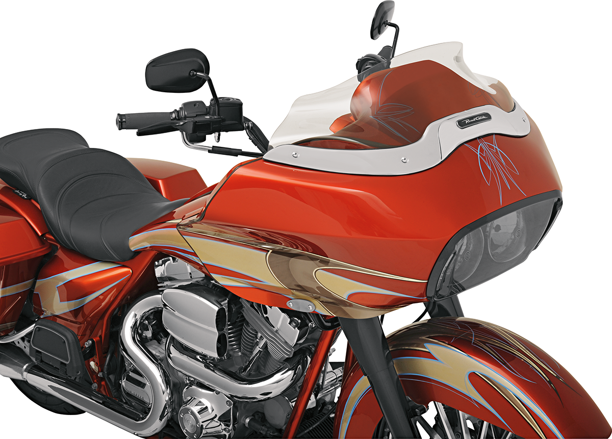 KLOCK WERKS Flare* Windshield - 8" - Tinted - '98-'13 FLTR KWW-01-0194