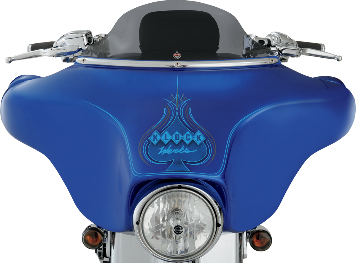 KLOCK WERKS Flare* Windshield - 6-1/2" - Smoke - '96-'13 FLHT KWW-01-0199