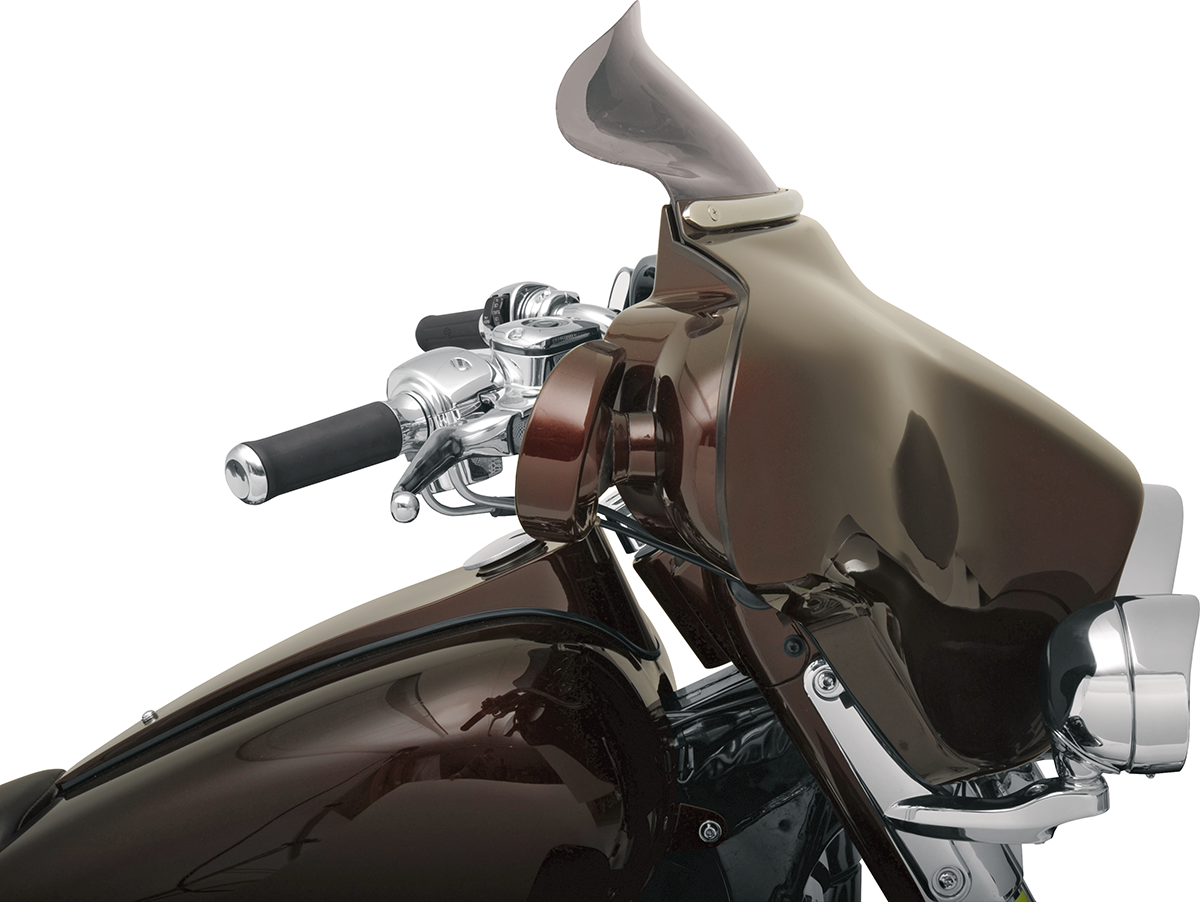 KLOCK WERKS Flare* Windshield - 6-1/2" - Smoke - '96-'13 FLHT KWW-01-0199