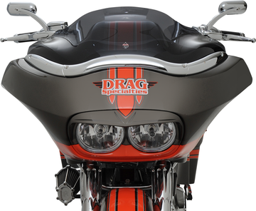 KLOCK WERKS Flare* Windshield - 8" - Smoke - '98-'13 FLTR KWW-01-0189